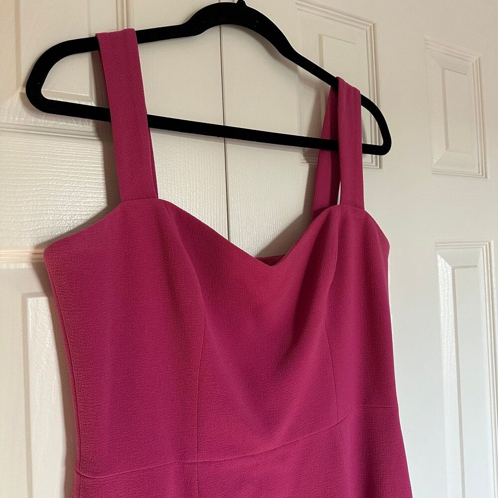 Dress the Population “Nicole” Satin‑Crepe Cocktail Dress — Size Large - Picture 3 of 12